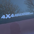 4x4 adventure small sticker