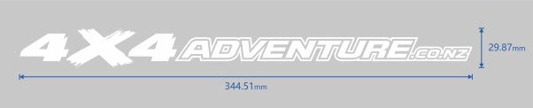 4x4 adventure small sticker